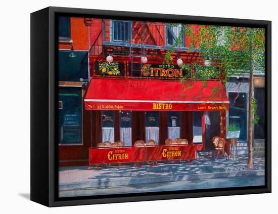 Bistro Citron, NYC, 2012-Anthony Butera-Framed Premier Image Canvas