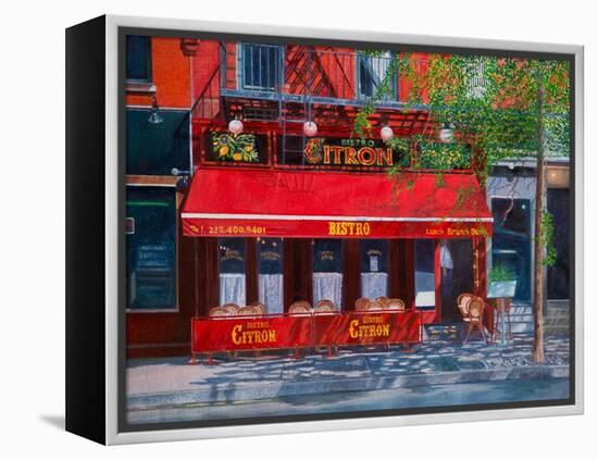 Bistro Citron, NYC, 2012-Anthony Butera-Framed Premier Image Canvas