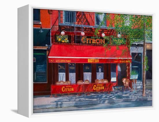 Bistro Citron, NYC, 2012-Anthony Butera-Framed Premier Image Canvas