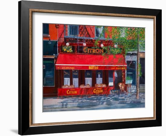 Bistro Citron, NYC, 2012-Anthony Butera-Framed Giclee Print