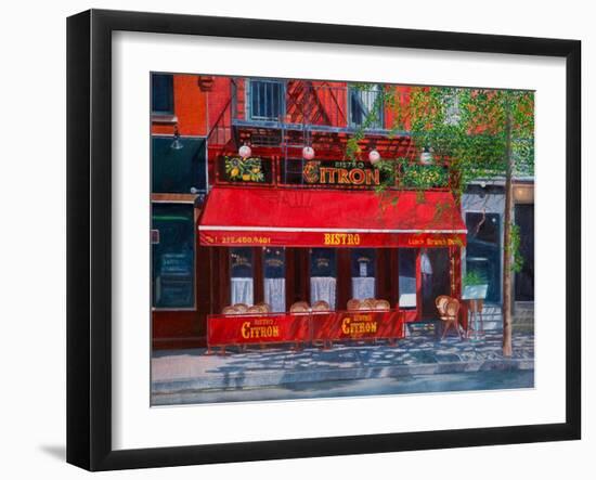 Bistro Citron, NYC, 2012-Anthony Butera-Framed Giclee Print