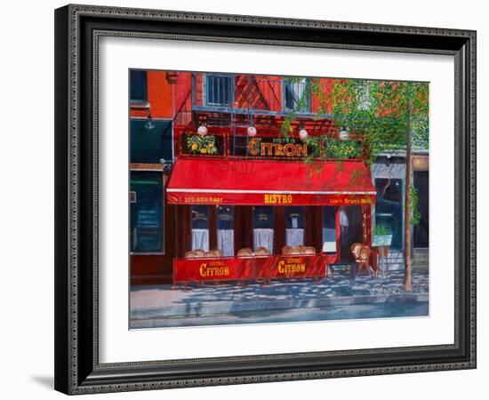 Bistro Citron, NYC, 2012-Anthony Butera-Framed Giclee Print