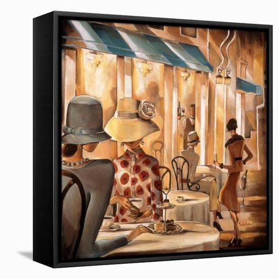 Bistro du Paradou-Trish Biddle-Framed Stretched Canvas