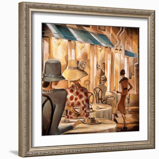 Bistro du Paradou-Trish Biddle-Framed Art Print