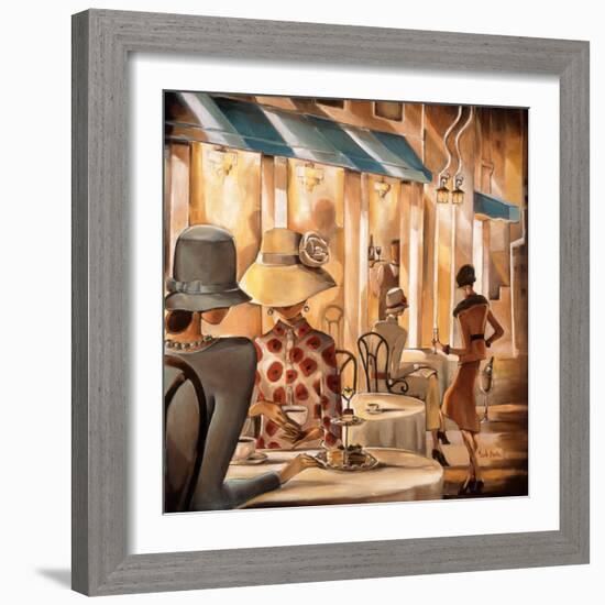 Bistro du Paradou-Trish Biddle-Framed Art Print