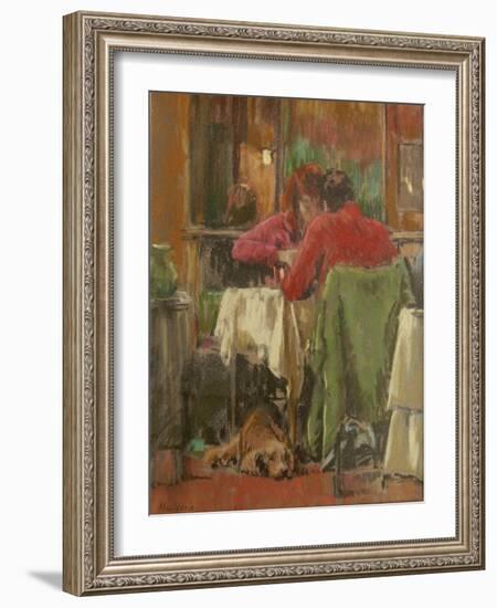 Bistro in Beziers, 2007-Pat Maclaurin-Framed Giclee Print