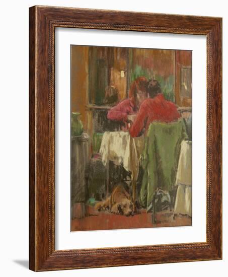 Bistro in Beziers, 2007-Pat Maclaurin-Framed Giclee Print