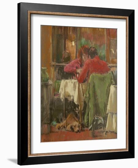 Bistro in Beziers, 2007-Pat Maclaurin-Framed Giclee Print