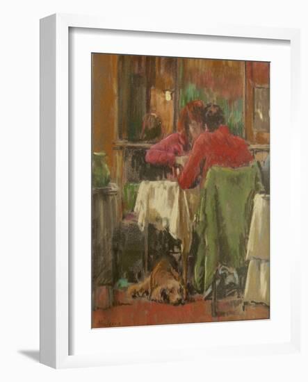 Bistro in Beziers, 2007-Pat Maclaurin-Framed Giclee Print