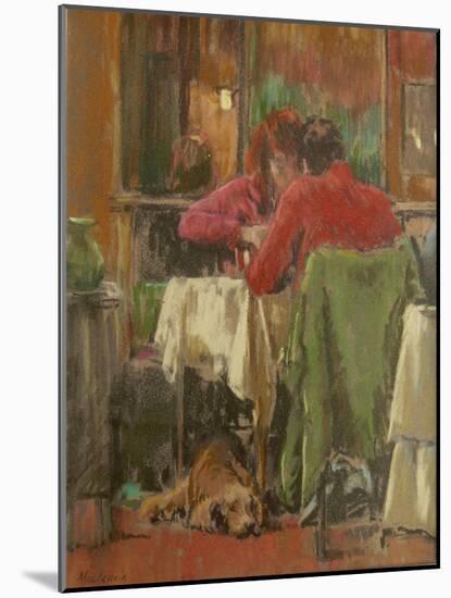 Bistro in Beziers, 2007-Pat Maclaurin-Mounted Giclee Print