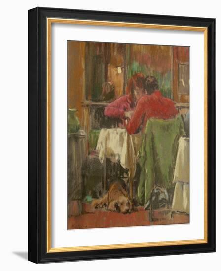 Bistro in Beziers, 2007-Pat Maclaurin-Framed Giclee Print