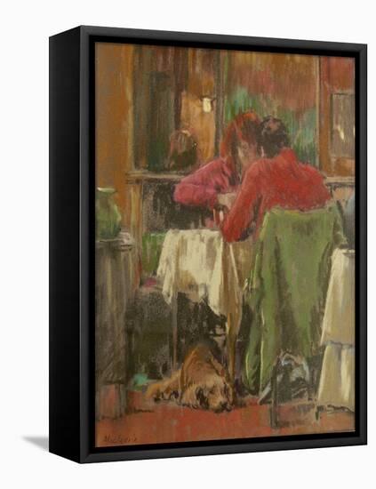 Bistro in Beziers, 2007-Pat Maclaurin-Framed Premier Image Canvas