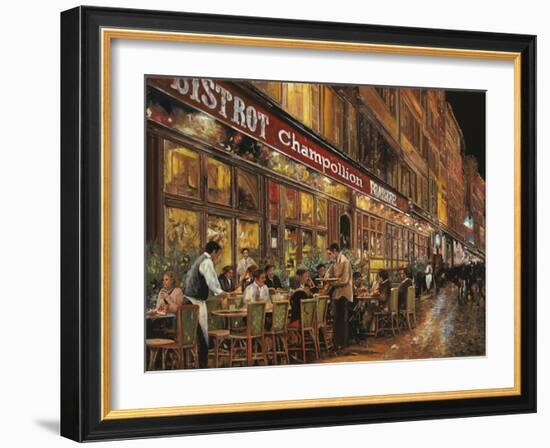 Bistrot Champollion-Guido Borelli-Framed Giclee Print