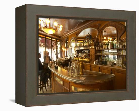 Bistrot Du Peintre, Art Nouveau Decor, Paris, France-Per Karlsson-Framed Premier Image Canvas