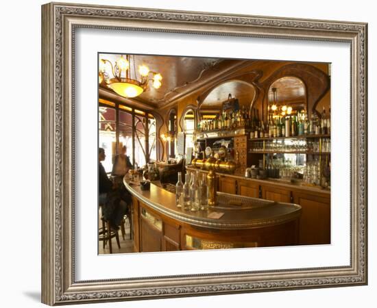 Bistrot Du Peintre, Art Nouveau Decor, Paris, France-Per Karlsson-Framed Photographic Print