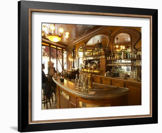 Bistrot Du Peintre, Art Nouveau Decor, Paris, France-Per Karlsson-Framed Photographic Print