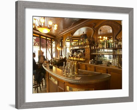 Bistrot Du Peintre, Art Nouveau Decor, Paris, France-Per Karlsson-Framed Photographic Print