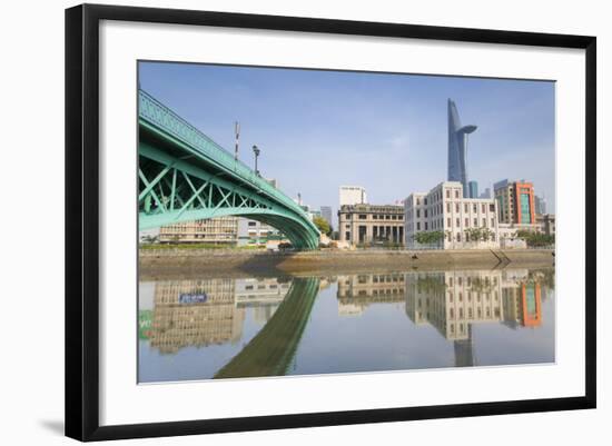 Bitexco Financial Tower and Ben Nghe River, Ho Chi Minh City, Vietnam, Indochina-Ian Trower-Framed Photographic Print