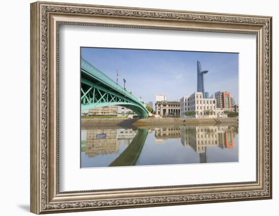 Bitexco Financial Tower and Ben Nghe River, Ho Chi Minh City, Vietnam, Indochina-Ian Trower-Framed Photographic Print