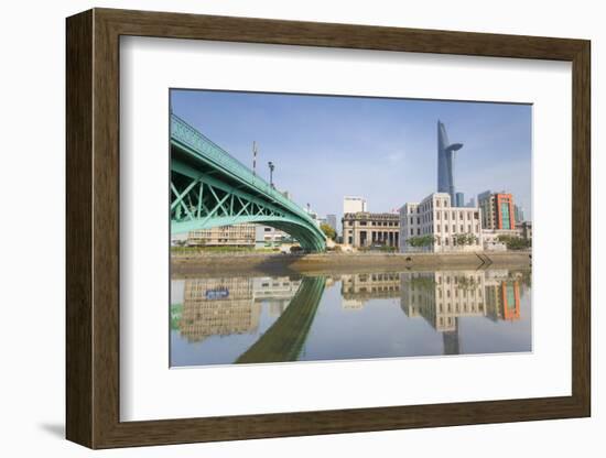 Bitexco Financial Tower and Ben Nghe River, Ho Chi Minh City, Vietnam, Indochina-Ian Trower-Framed Photographic Print
