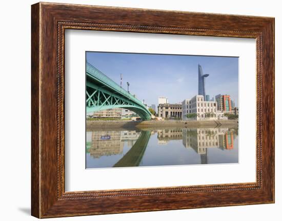 Bitexco Financial Tower and Ben Nghe River, Ho Chi Minh City, Vietnam, Indochina-Ian Trower-Framed Photographic Print