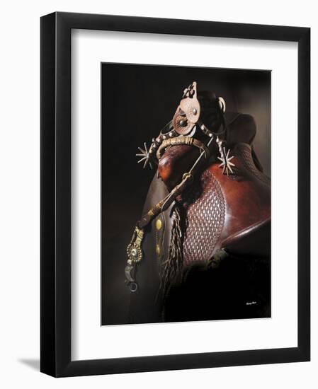 Bits, Bridles and Spurs-Barry Hart-Framed Art Print