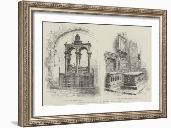 Bits of Old London, St Helen's, Bishopsgate-Alfred Robert Quinton-Framed Giclee Print