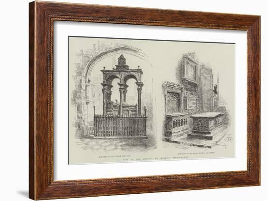 Bits of Old London, St Helen's, Bishopsgate-Alfred Robert Quinton-Framed Giclee Print