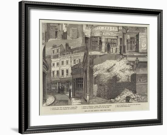 Bits of Old London-null-Framed Giclee Print
