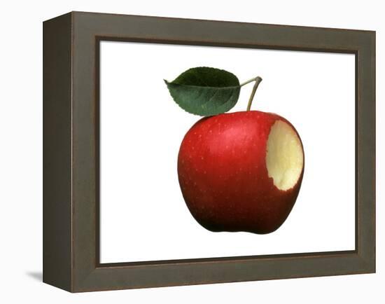 Bitten Apple-Wolfgang Usbeck-Framed Premier Image Canvas