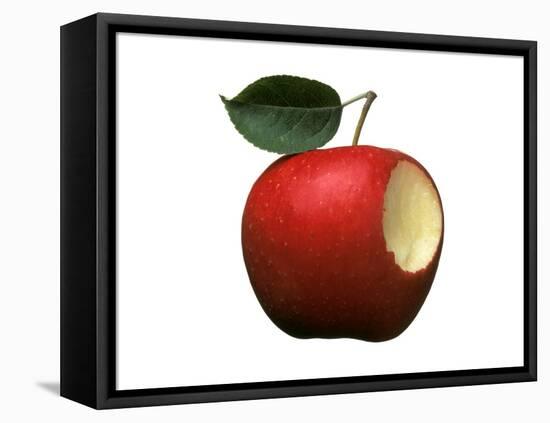 Bitten Apple-Wolfgang Usbeck-Framed Premier Image Canvas