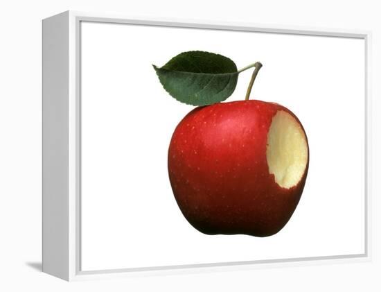 Bitten Apple-Wolfgang Usbeck-Framed Premier Image Canvas