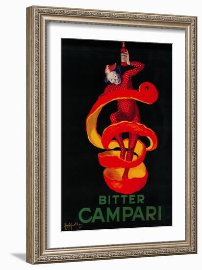 Bitter Campari Vintage Poster - Europe-Lantern Press-Framed Art Print