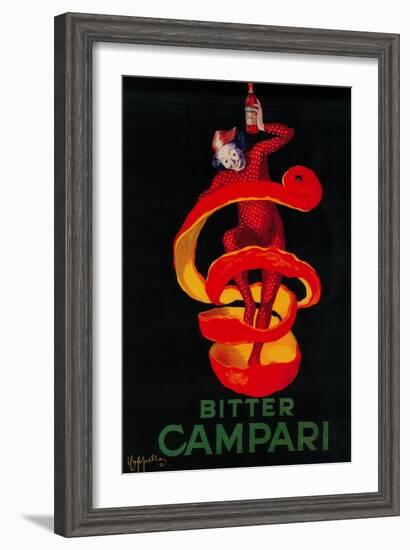 Bitter Campari Vintage Poster - Europe-Lantern Press-Framed Art Print