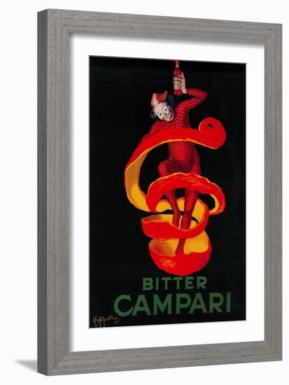 Bitter Campari Vintage Poster - Europe-Lantern Press-Framed Art Print