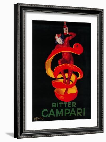 Bitter Campari Vintage Poster - Europe-Lantern Press-Framed Art Print