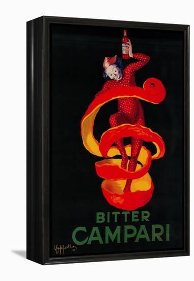 Bitter Campari Vintage Poster - Europe-Lantern Press-Framed Stretched Canvas