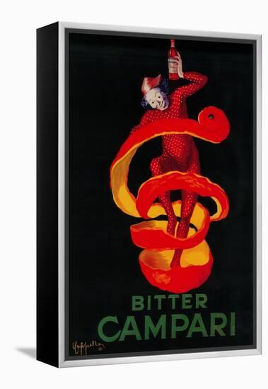 Bitter Campari Vintage Poster - Europe-Lantern Press-Framed Stretched Canvas
