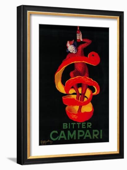 Bitter Campari Vintage Poster - Europe-Lantern Press-Framed Premium Giclee Print