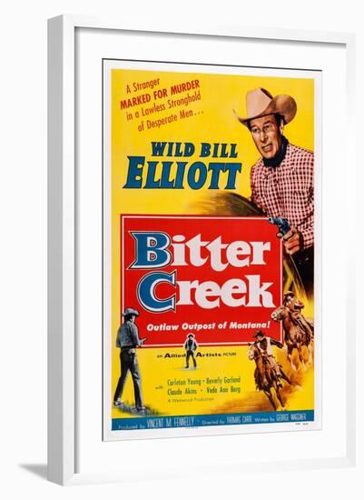 Bitter Creek, Bill Elliott, 1954-null-Framed Art Print