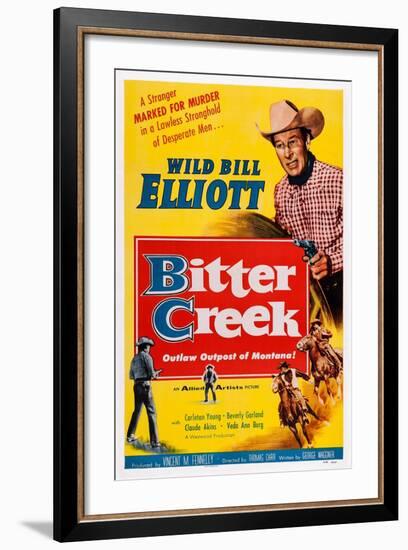 Bitter Creek, Bill Elliott, 1954-null-Framed Art Print