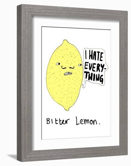 Bitter Lemon-null-Framed Art Print