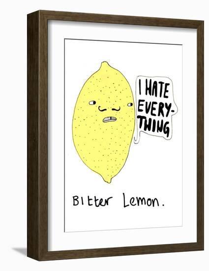 Bitter Lemon-null-Framed Art Print