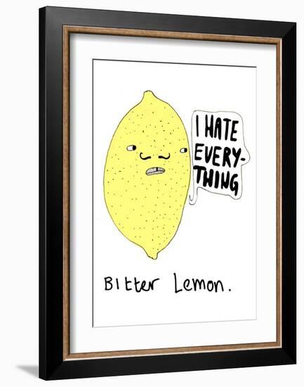 Bitter Lemon-null-Framed Art Print