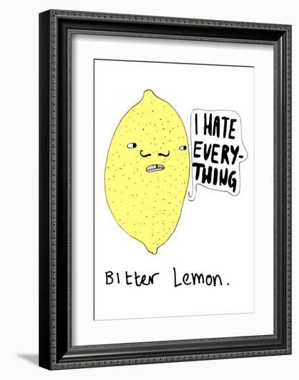 Bitter Lemon-null-Framed Art Print