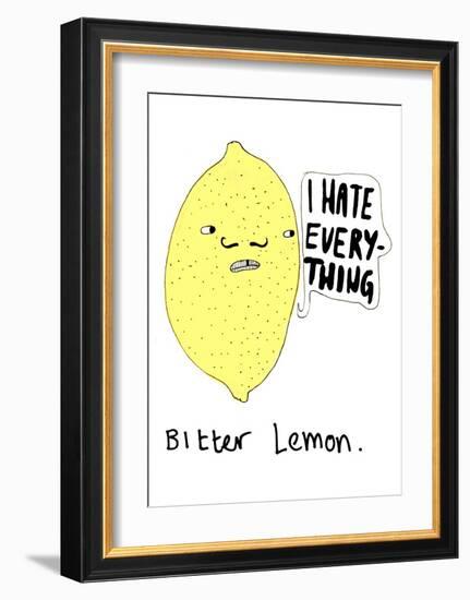 Bitter Lemon-null-Framed Art Print