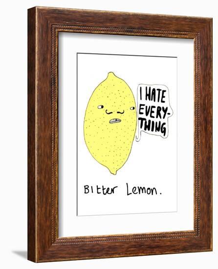 Bitter Lemon-null-Framed Giclee Print