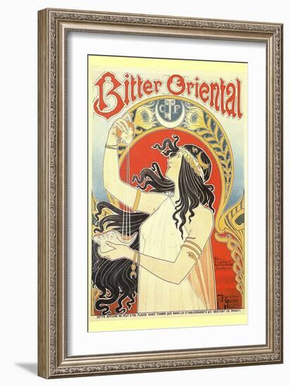 Bitter Oriental-Alphonse Mucha-Framed Art Print