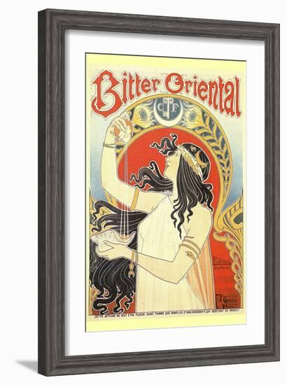 Bitter Oriental-Alphonse Mucha-Framed Art Print