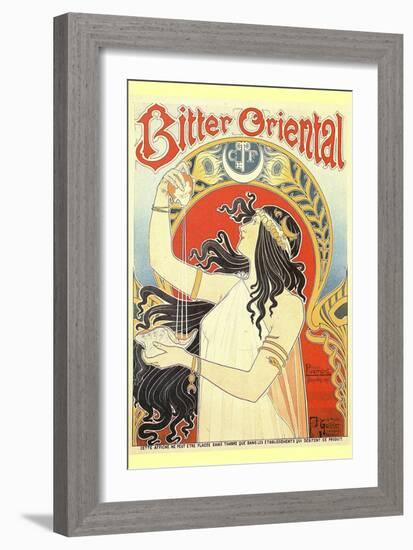 Bitter Oriental-Alphonse Mucha-Framed Art Print